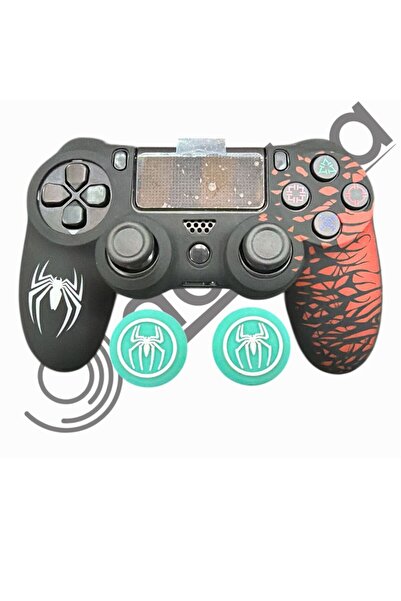 Doreka PS4 Dualshock Spider-Man Koruyucu Silikon Kılıf ve Analog korucusu
