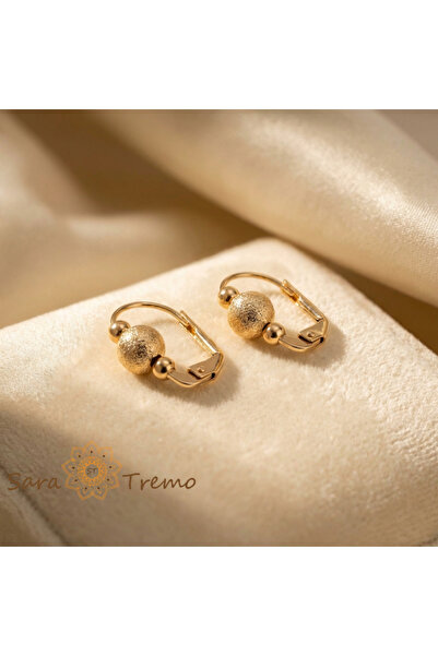 SaraTremo Discreet Star Earrings – 18K Gold Plated Earrings from Brazil, Eleg...