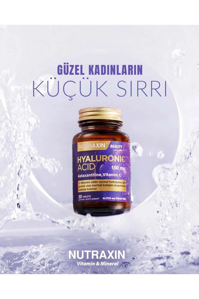 Nutraxin Beauty Hyaluronic Acid 30 Tablet