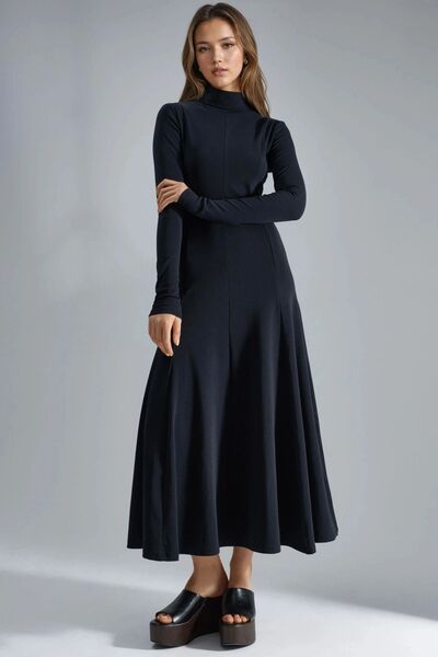 Hiccup Rochie midi BUSEM cu mâneci lungi, croială în formă de A