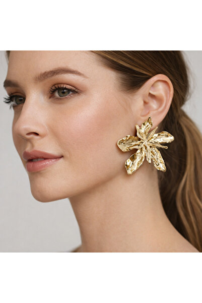 MRK Women's Flower Flower Earrings