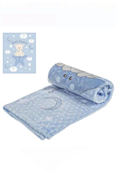 OEM Baby Blanket Velvet Ciel Bears 90 x 80 cm