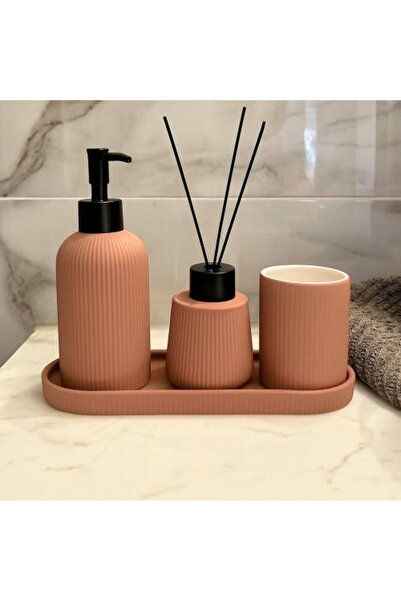 Generic Bathroom Accessories Set - 4 Pieces