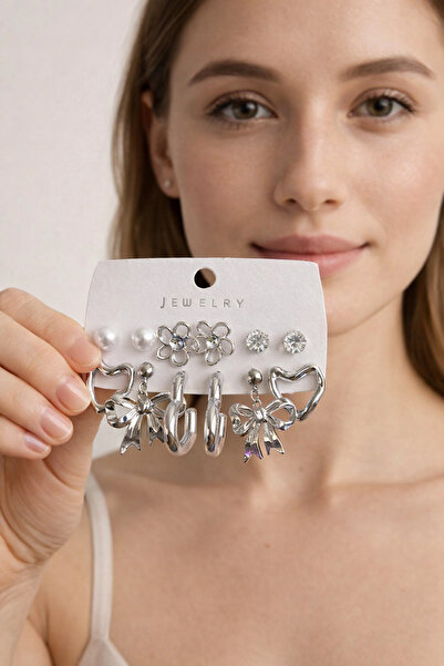 MRK Women's Imported Vip Multiple Set Earrings