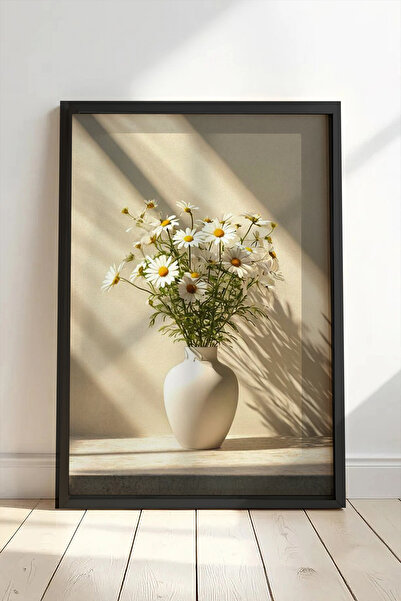 Cadran Tek Parça Oturma Odası Salon Mutfak Çerçeve Görünümlü Mdf Tablo