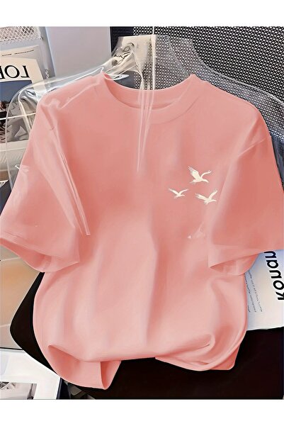 H&GHAMLEGİYİM Bird Graphic T-Shirt