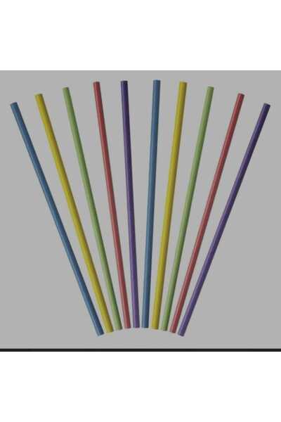 OEM Reusable Colored Plastic Straws Ø5x210mm - 120pcs