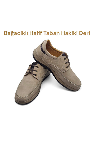 Ekinci Nihomall20 Erkek Conforlu Hakiki Deri Full Ortopedik Bağaciklı Ayakkab...