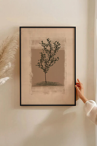 Cadran Tek Parça Oturma Odası Salon Mutfak Çerçeve Görünümlü Mdf Tablo