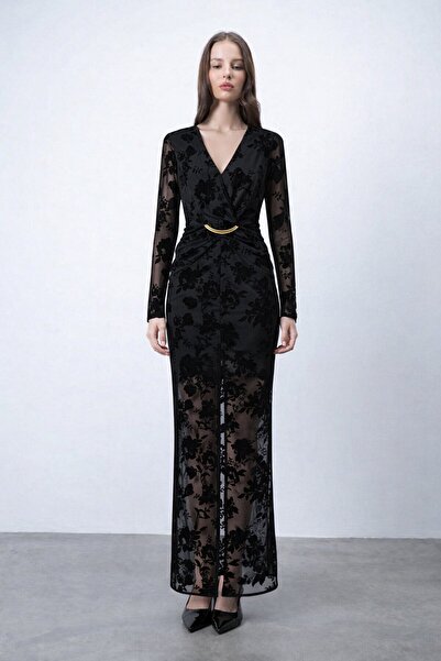 VAGGON Tulle Maxi Dress