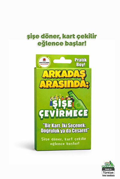 GameBulance Arkadaş Arasında Şişe Çevirmece Doğruluk Cesaretlilik Kart Oyunu ...