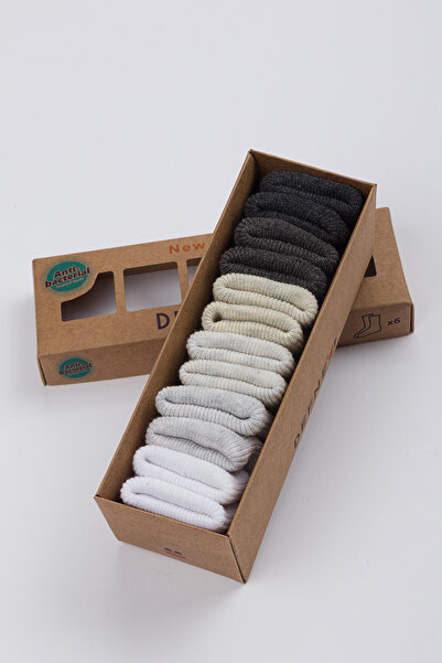 Yerli Baby 6 Pack Newborn Baby Cotton Socks 0/6 Months