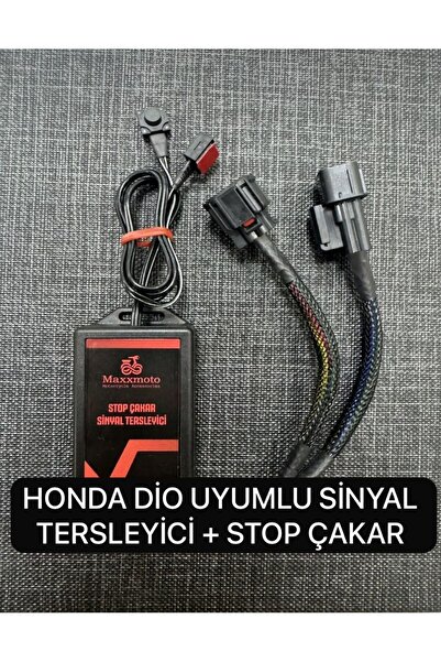 MaxxMoto HONDA DİO UYUMLU STOP ÇAKAR + SİNYAL TERSLEYİCİ MODÜLÜ