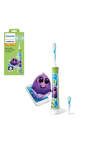 Sonicare Periuta de dinti electrica pentru copii Philips HX6352/11, 2 moduri ...