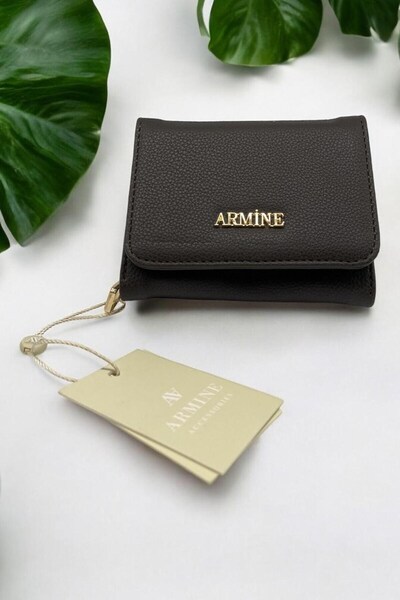 Armine Elegant Practical Women's Wallet Brown Wallet