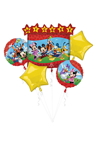 Anagram Mickey Clubhouse bouquet 5 foil balloons