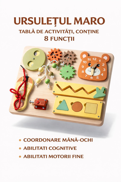 OEM Montessori Educational and Interactive Sensory Board, Develops Fine Motor...