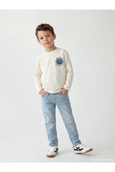 LC Waikiki بنطلون جينز للأولاد من إنديجو إس قصة ضيقة