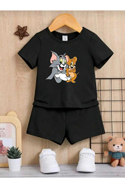 DOCE ELEGANTE طقم صيفي مطبوع للأطفال من توم وجيري