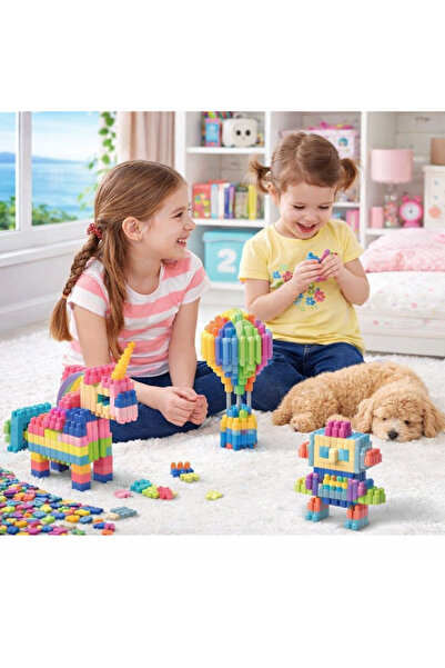 ESEMİZ Constructo Stem Eğitici Oyuncak Yapı Oyuncağı Montessori Zeka Oyunu Ya...