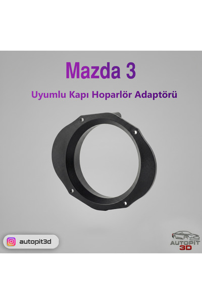 AutoPit 3D Mazda 3 Uyumlu Kapı Hoparlör Adaptörü