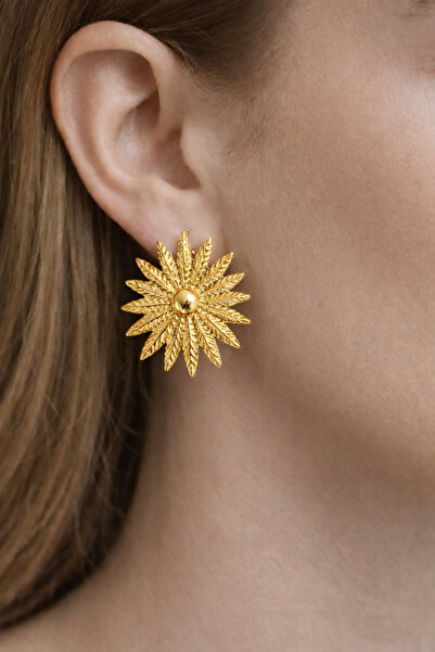 MRK Women's Flower Flower Earrings