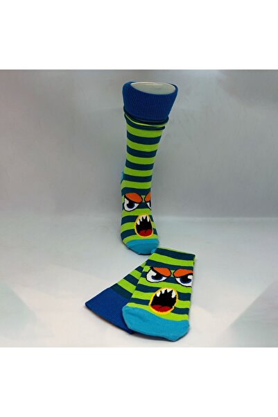 Biçorap06 Canavar Dişli Karakterli Çılgın Çorap