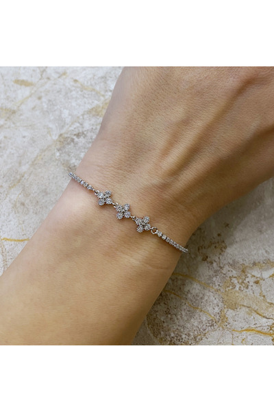 GOX سوار حجري بسيط بثلاث حبات من اليونكا