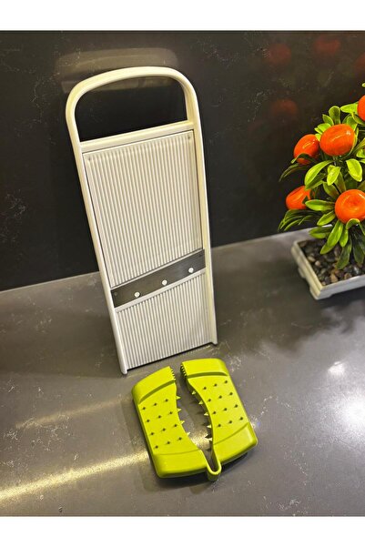 SimayPlus 3 Kademeli Mandolin Dilimleyici – Paslanmaz Çelik Bıçaklı Sebze & M...