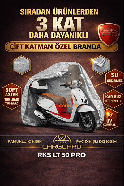 CarGuard RKS LT 50 ve LTR 125 uyumlu. Fitilli Motosiklet Brandası Motor Örtüs...