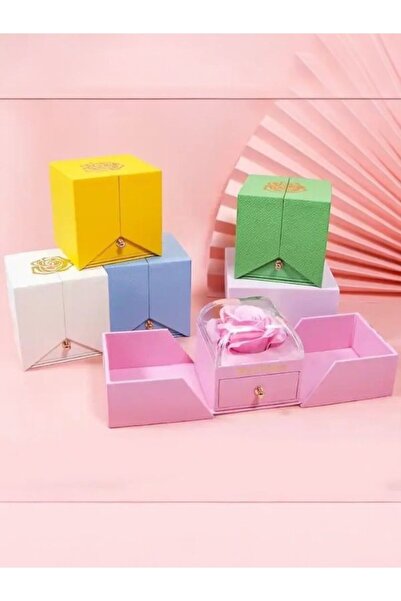 By Rozane Premium Gift Set with Soap Rose and Jewelry Box
