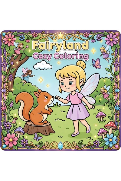 M&H Coloring فيريلاند - كتاب تلوين مقاس 21×21 سم، للأطفال والكبار