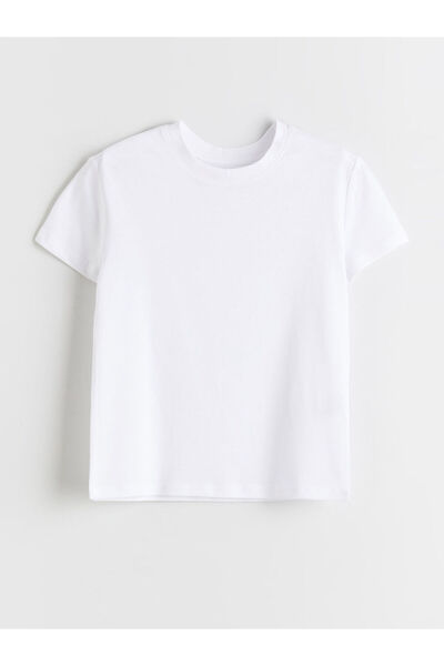 LC Waikiki تي شيرت Zero Roba Collar للفتيات من UZG STORE