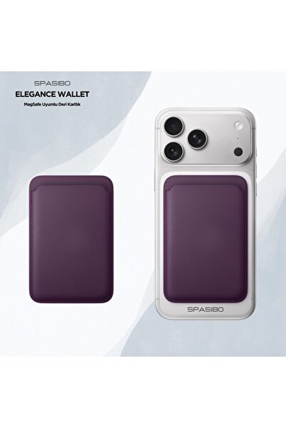 Elegance Wallet | Magsafe Uyumlu Deri Kartlık