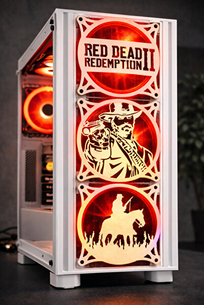 MAHLA RDR 2 Beyaz Pc Fan Aksesuarı - Masaüstü Bilgisayar Fan Kapağı - 120x120...