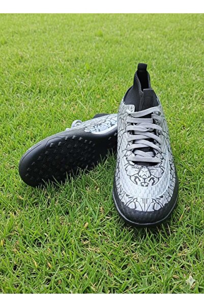 NilStep Lion Renkli Çoraplı Çim-Halı Saha Futbol Ayakkabısı