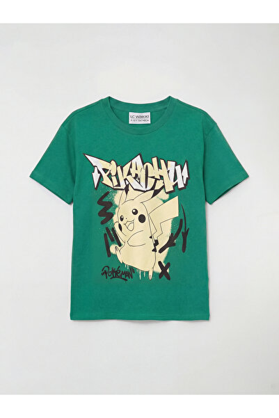 LC Waikiki Özmarka Нова колекция за сезон Велосипед Пикачу Принт Момчешка тен...