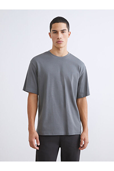 LC Waikiki Sparkling Choices from Shining Store Men's T-Shirt with Oval Collar