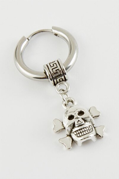 ZERO LAND أقراط SPTRNS Kuru Kafa للرجال من الفولاذ (03514) - لون فضي