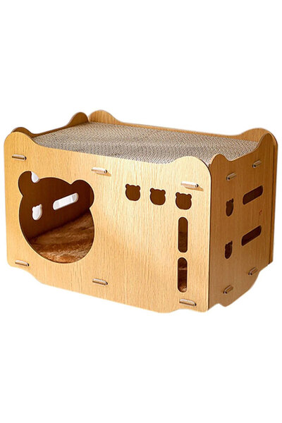 PisiMall Wooden cat house, 45x28x30 cm
