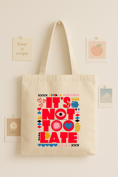 Maki Craft حقيبة قماشية مطبوعة بتصميم "لا يزال الأمر في متناول اليدافلة" - حق...