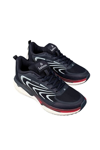 LETOON erkek konforlu taban hafif ortapedik bağcıklı günlük spor ayakkabı sne...
