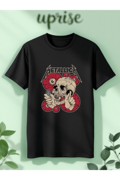 Vordevia Μπλουζάκι Oversize από βαμβάκι με στάμπα Metallica