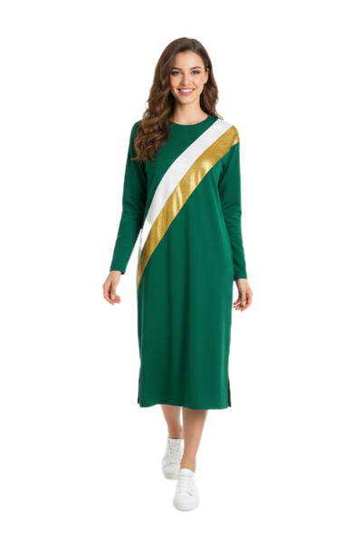 NiLi Plus Size Stripe Detail Tunic