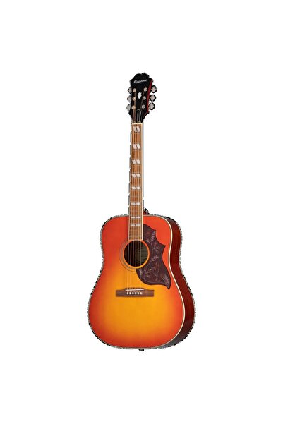 Epiphone Hummingbird Studio Elektro Akustik Gitar (Faded Cherry Sunburst)