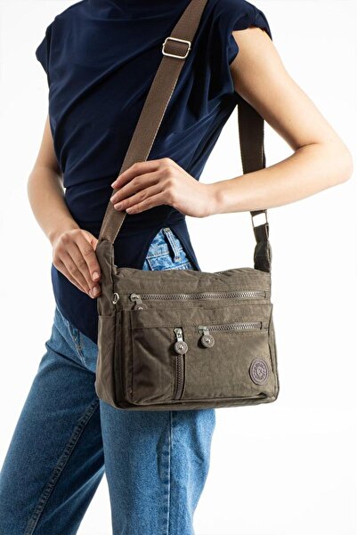 Baginn Γυναικεία τσάντα Messenger Ελαφρύ ύφασμα κλίνκερ με πολλές τσέπες Τσάν...