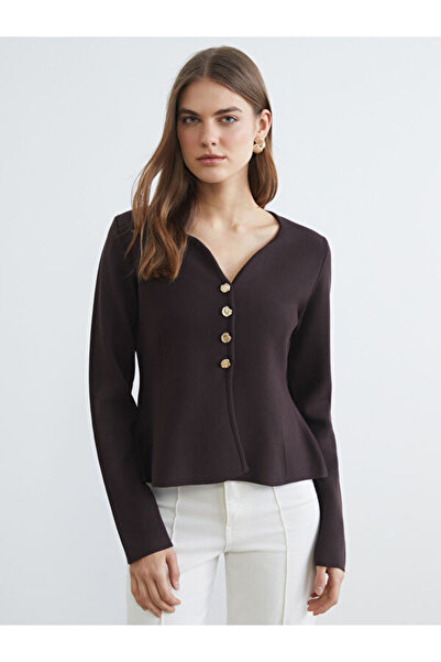 LC Waikiki Sparkling Choices V Planting Cardigan pentru femei de la Shining S...