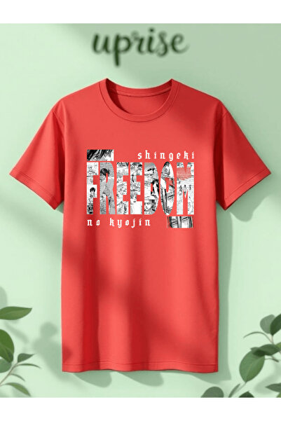 Vordevia Shingeki No Kyojin Freedom Printed Cotton Oversize T-Shirt