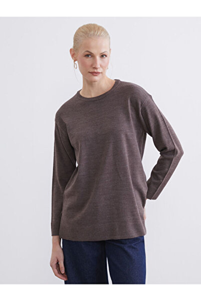 LC Waikiki Sparkling Choices from Shining Store Women's Sweater with Oval Nec...