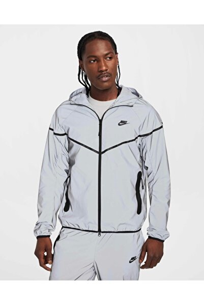 Nike Tech Fleece Woven “Reflective Design” Full-Zip Eşofman Üstü